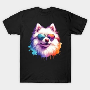 Cool American Eskimo Dog T-Shirt